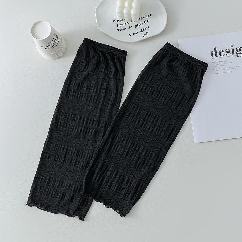 

Lace Calf Socks Wide Leg Socks Jk White Stockpile Socks Girl Socks Sun Protection Socks Lolita Knee Socks One size fits all чорний