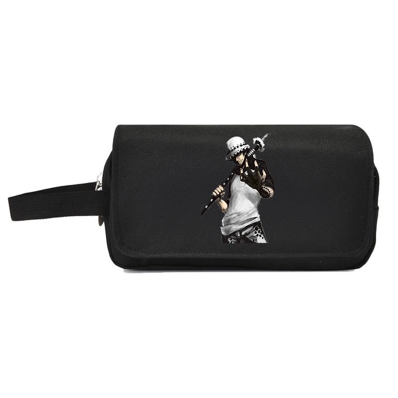 One Piece Zoro & Luffy Large Capacity Pencil Case for Boys, Perfect for School Students Large Capacity