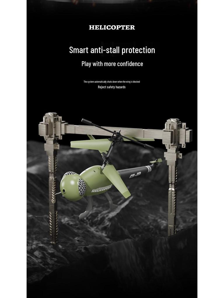 USB Rechargeable 3.5-Channel Remote Control Helicopter - Durable and Crash-Resistant Model Toy