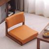 Japanischer Tatami-Hocker ohne Beine: Niedrige Boden-Sitzbank aus Massivholz für Erker