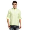 SOJANYA (Since 1958, Men's Cotton Green Short Kurta, Size: 44