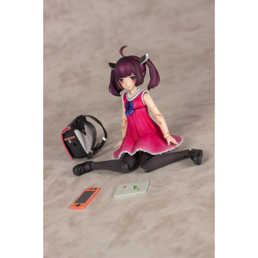 PM Office A Plafia Tohoku Kiritan Mini Figure Set, Approximately 120mm Tall, 1/12 Scale, Pre-Colored Plastic Model Kit, PP249