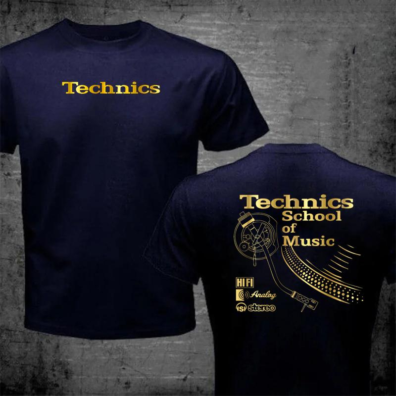 Vintage Deejay Shirt Long Play Tshirt Technics School Of Music T Shirt Unisex Retro Dj Music Tshirt Hot Sale Fashion Top Tee Shirt