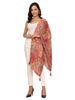 Scarf For Women Stylish Border Print Face Cover Head Wrap Boho Beach Multicolor Stall 180x50cm
