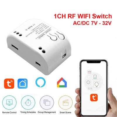 One Way Smart WiFi Motor Switch Module Smart Relay Module APP Remote Control 2200W/10A Accessories for Alexa Google Home