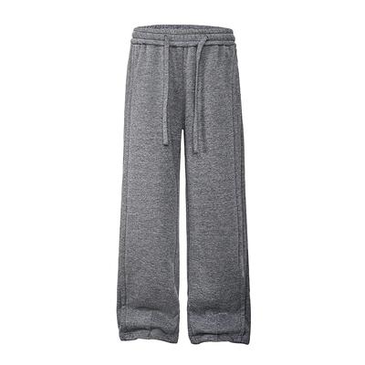 Pantalon de survêtement ample droit pour homme Unisexe Pantalon long décontracté Pantalon sportif paresseux pour homme Pantalon à cordon de serrage pour homme