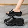 22 new one-word slippers summer wear thick-soled heightening beach cool slippers