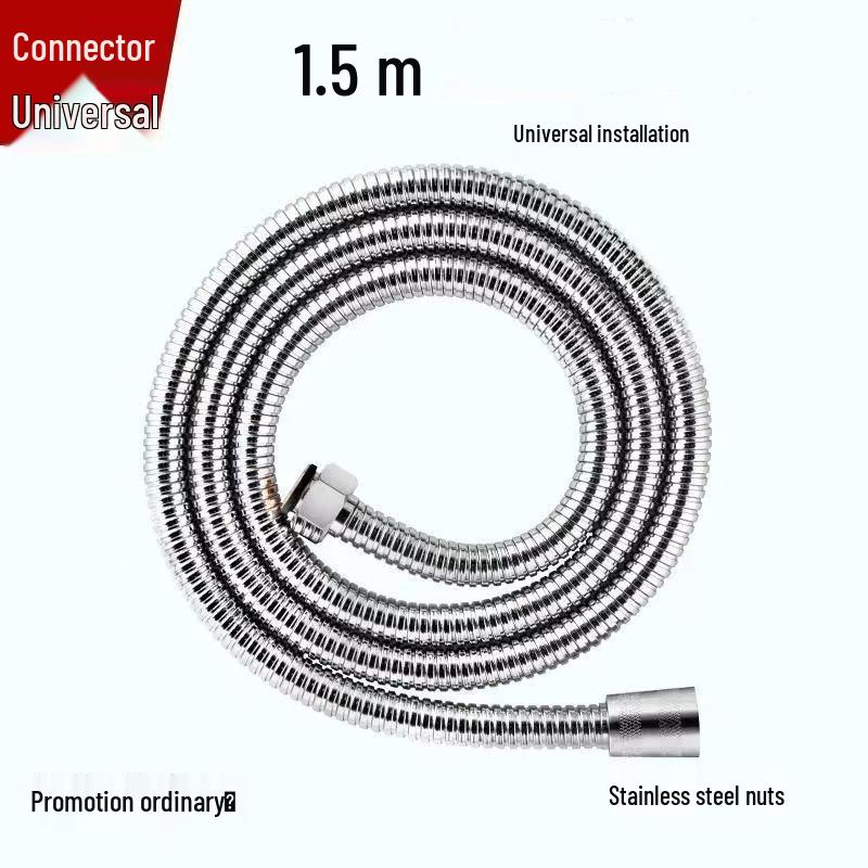 You Shu Stainless Steel Shower Head and Hose Set