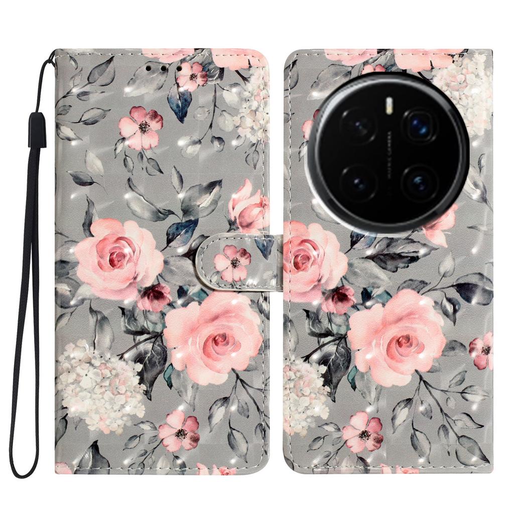 3D Pattern PU Leather Phone Wallet Case for Huawei P20 lite,P30 lite,Huawei Y6 (2018),Y7a,Honor 10 Lite,Honor 9 Lite,Honor X8a,Honor X6a...