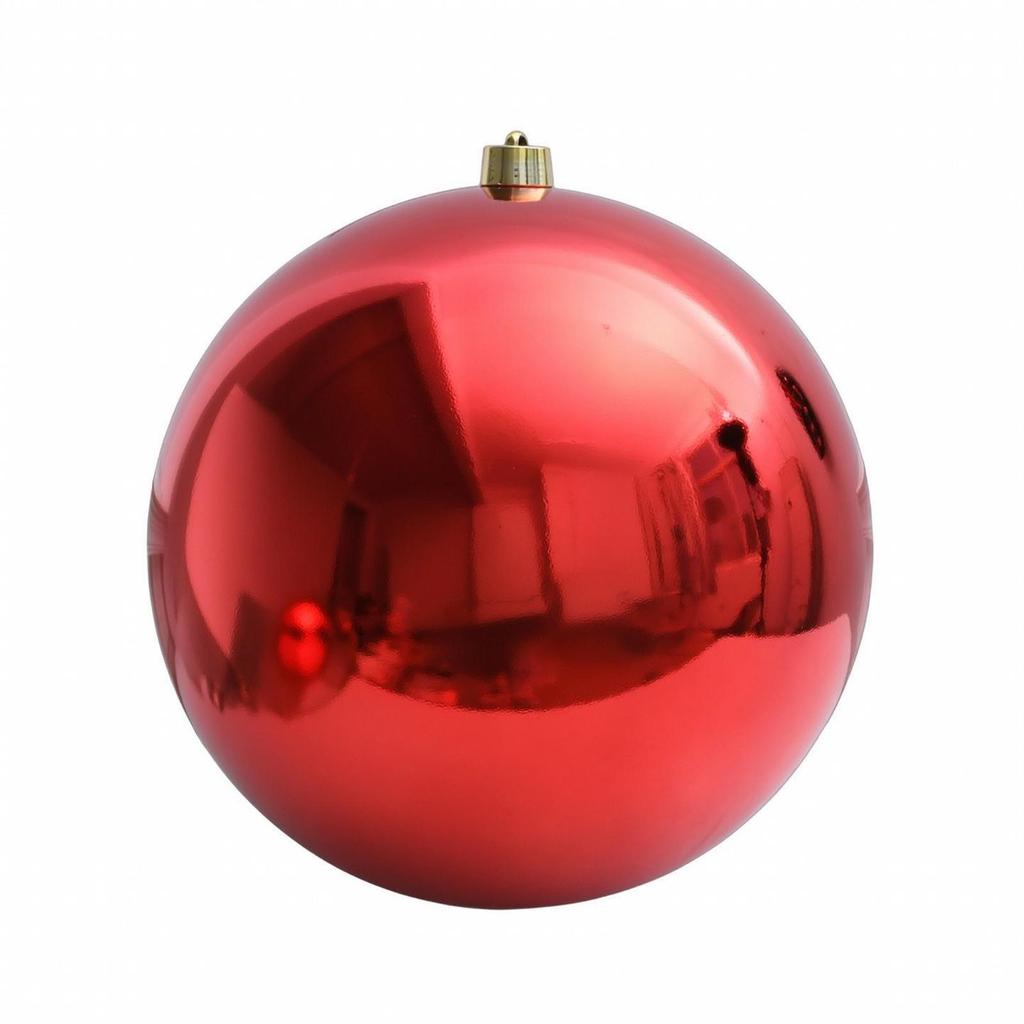Glossy Tree Ornament with Gold Cap Easy to Hang Decoration Sturdy for Mantel