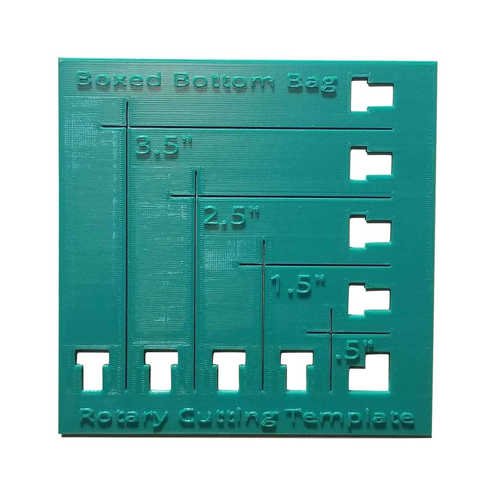 

Bag Making Machine Box Bottom Cutting Template -Sewing Tools - Bag Making Tools - Box Corners One Size