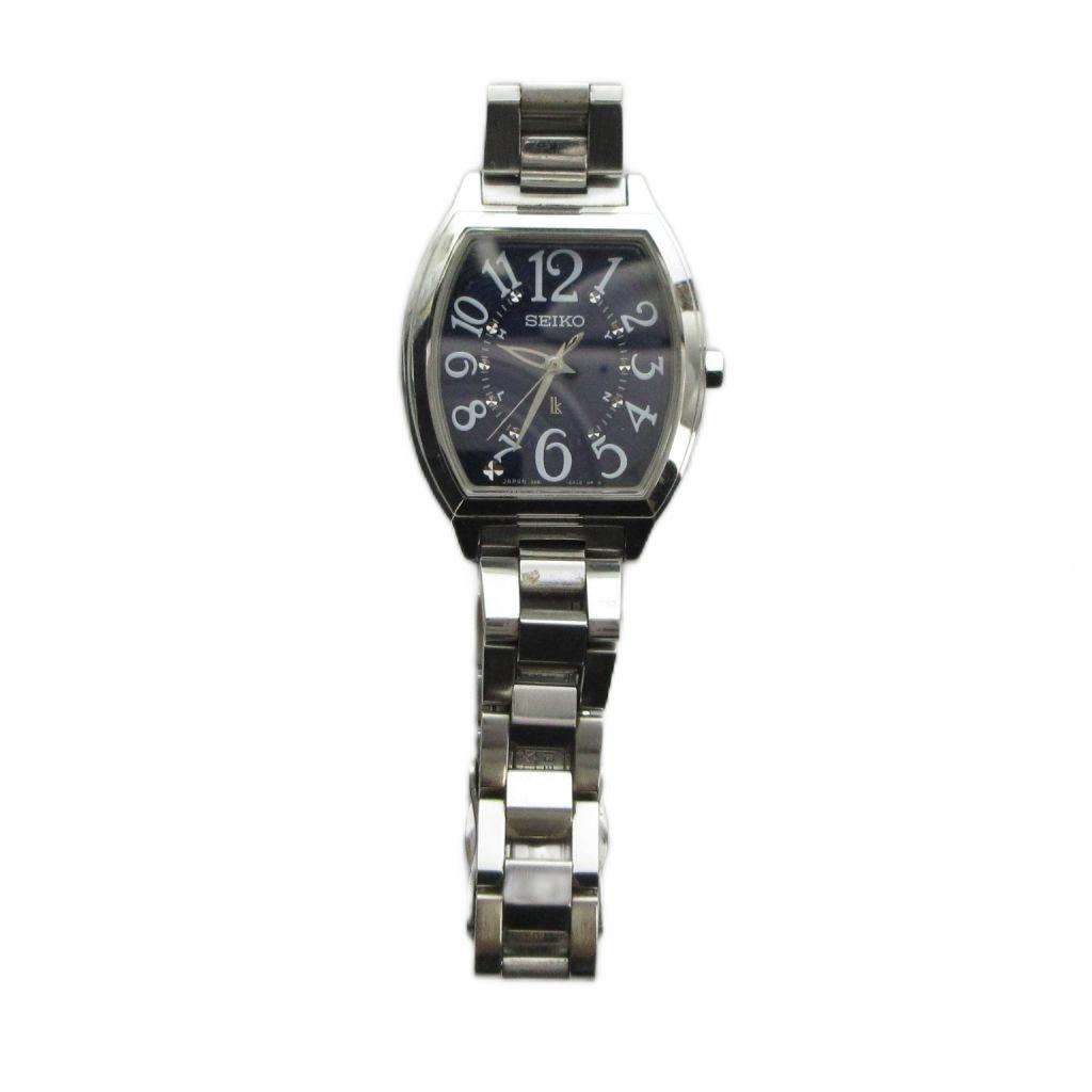 SEIKO Lukia Quartz Watch with Silver 3B51-0AE0 Logo, Color, Women's GY11/ MQ