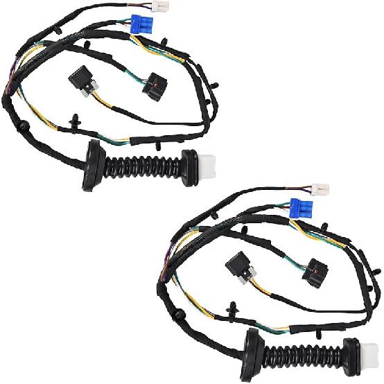 Rear Door Wiring Harness With Connector Wiring Harness Assembly Compatible With 2004-2010 Dodge Ram 1500 2500 3500 4500 5500 Replacement For