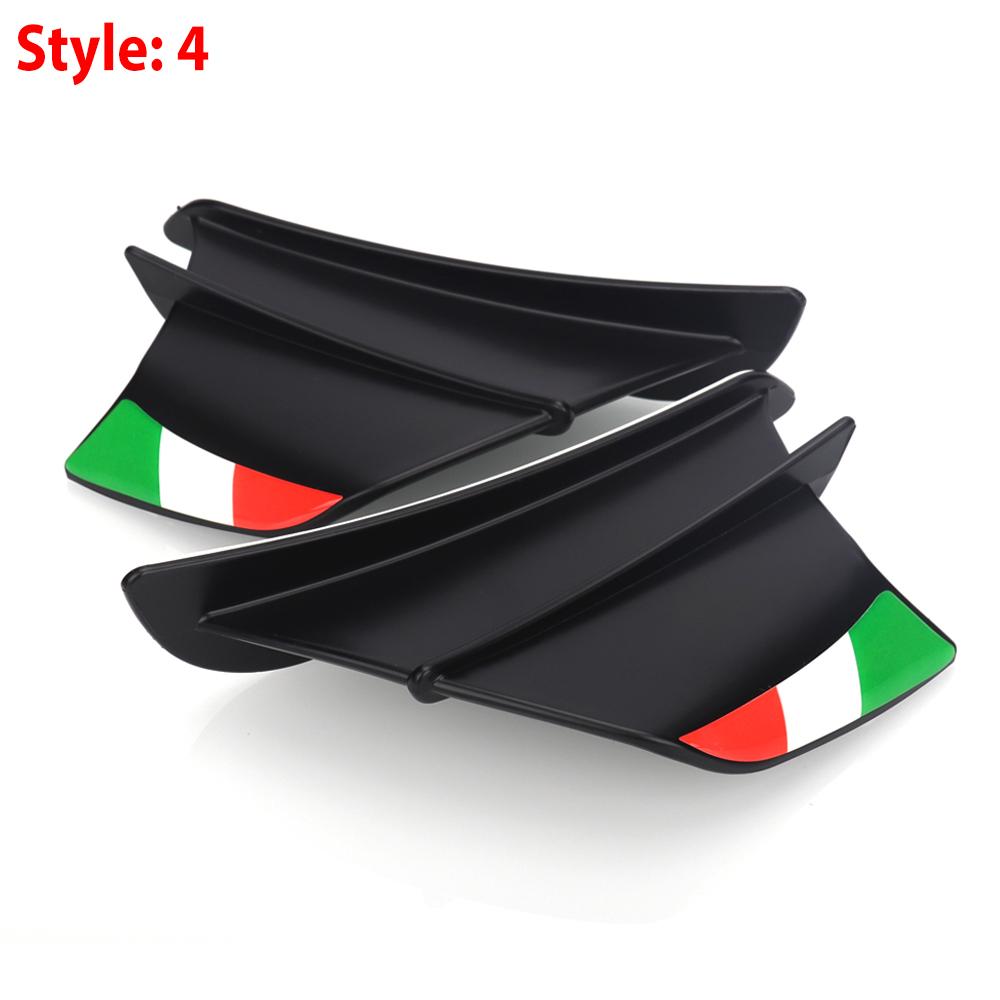 For Ducati 899 959 1198 1198S 1199 1299 Panigale V4 V4S V4R V2 Supersport S Motorcycle Winglet Aerodynamic Wing Kit Spoiler FY-001-A-1