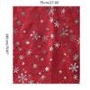 Glitter Christmas Scarf for Ladies Breathable Foil Print Winter Scarf for Adult