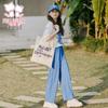 Fulomi Girls' Summer Short Sleeve & Pants Set