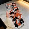 H-Haikyuu Anime  Phone Case For iPhone 17 16 15 14 13 12 11 Mini Pro Max Plus Transparent Cover