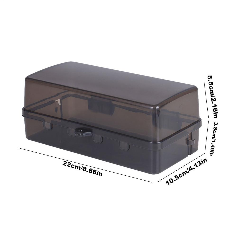 

Durable Plastic Plug Box Anti-theft Waterproof Cable Management Box Protect Outlet Weatherproof Extension Lead Cover Outdoor чорний
