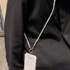 120Cm Mobile Phone Lanyard Women'S Crossbody Wrist Beaded Chain  Flat Pearl Chain Anti-Loss Sling Strapclip Phone Strap