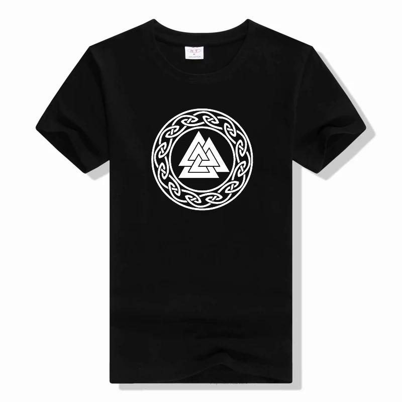 Summer Mens T-shirt Sports T-shirt Vikings T-shirt Plus M... XXXL