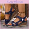 Roman Sandals For Women Large Size Summer Pu Open Toe Slip On Comfortable Footwear