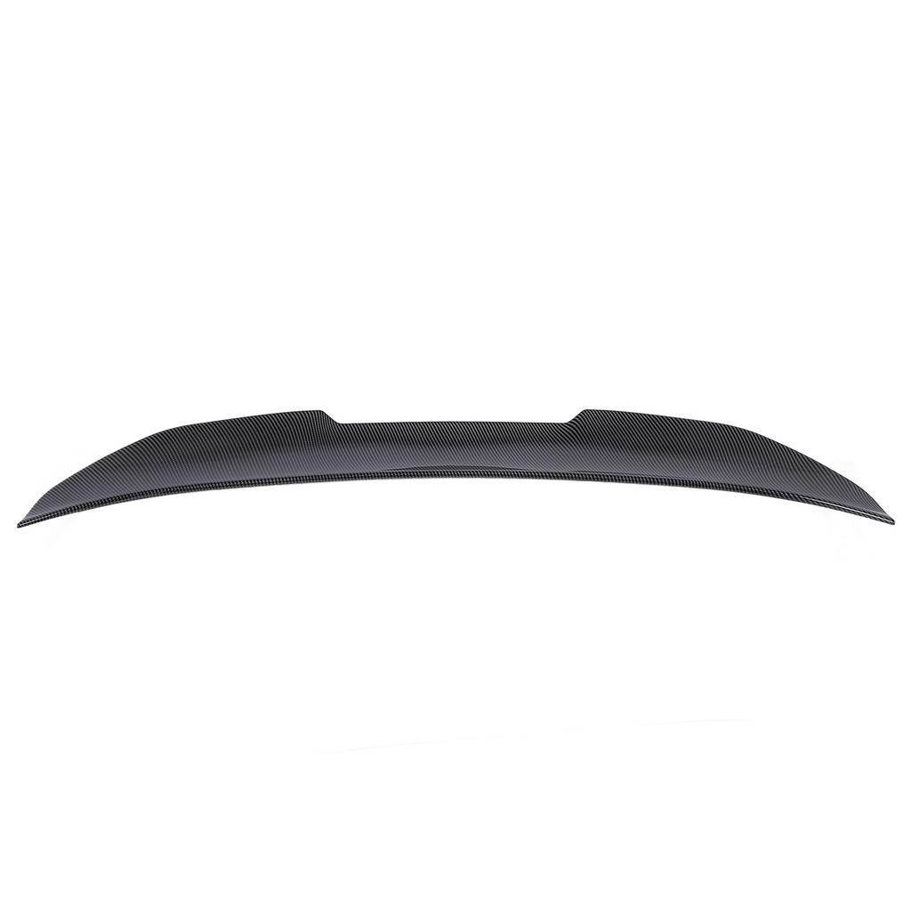 Rear Trunk Spoiler PSM Style Enhanced Aerodynamics Improved Downforce Carbon Fiber Pattern Trunk Lid Spoiler Wing for