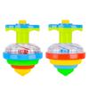 Children's Light-Up Musical Rotating UFO Toy with Cartoon Features