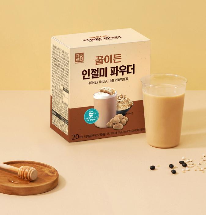Korean Injeolmi Honey Powder Sticks – Honeyed Soybean Powder 20 Sticks