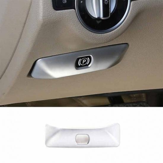 Button Cover Matte Silver For Benz E-Class W212 Multimedia Emergency Car Console