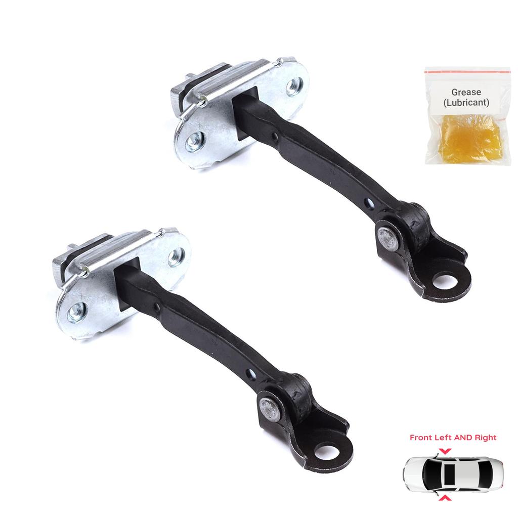 BDP1365-1 2 Pieces Front Door Stop Check Assy Limiter Strap for Toyota Yaris Echo Verso FunCargo Vitz Platz MK1 P1 P2 2003-2005 Facelift