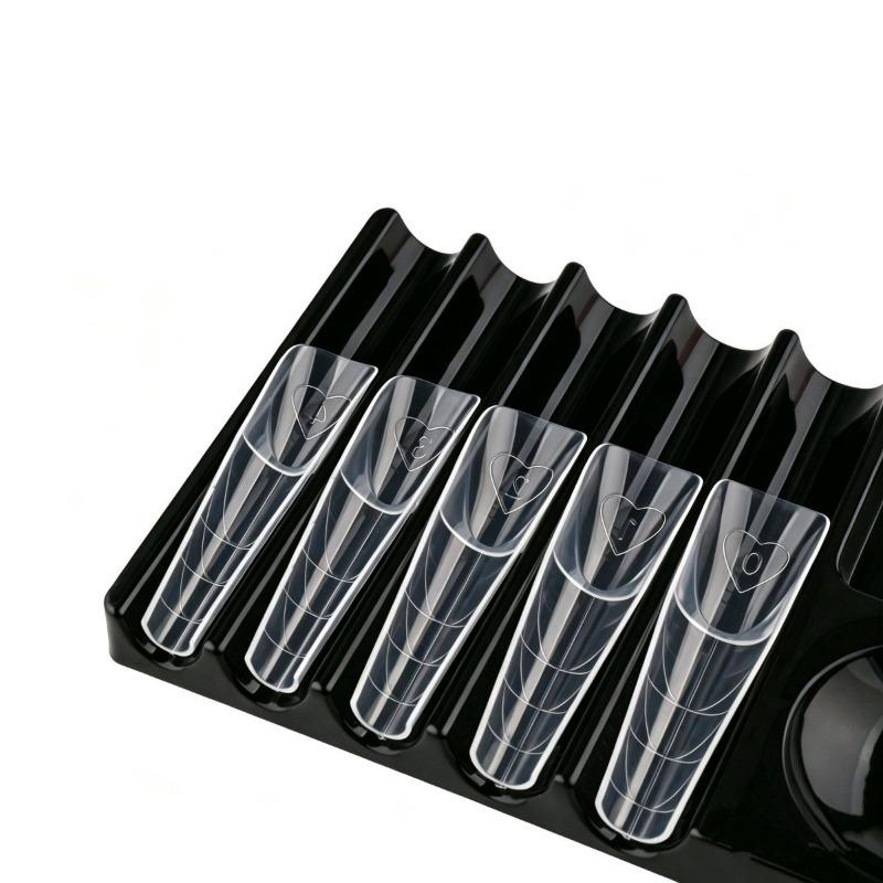 Reusable Nail Art Palette with Brush Holder Nail Arts Pen Holder Color Mixing Tray Display Stand Nails Storage Showing Shelf
