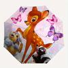 Bambi, Thumper Automatic Opening and Closing Umbrella - 8 Ribs Portable Folding Umbrella with Plastic Handle, Suitable for Leisure and Hallo