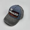 American Vintage Letter Embroidery Baseball Hats New Unisex Sunshade Color Block Versatile Personal Fashion Street Peaked Caps