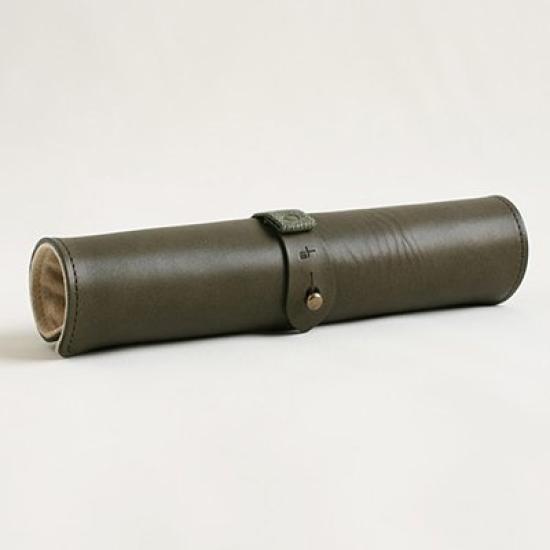 

Pen case pencil case students working adults genuine leather popular men women rotolo SUEDE rotolo suede roll pencil case suede grigio [m+]