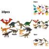 Dinosaur Static Figures Pack With Durable Plastic Material For Gift And Play