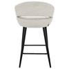 OTILO upholstered chair, fabric, gray