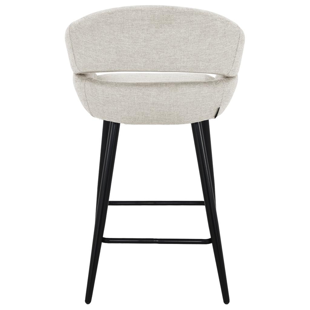 OTILO upholstered chair, fabric, gray