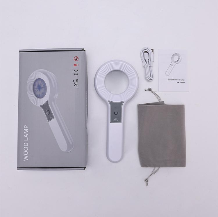 NOVÝ Profesionální Dermatoskop Kožní Lékařská Lupa Detekce Woodova Lampa UVA Lampa Pro Detekci Vitiliga