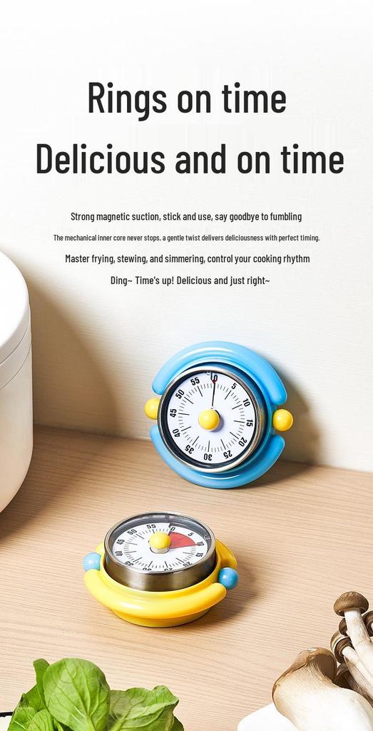 Cute Mechanical Timer for Student Self-Discipline & Visual Time Management
