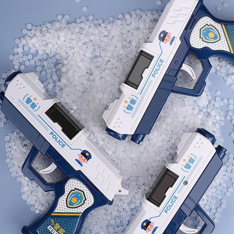 Kids Sound Light Music Children Pistol Toy Projected Non-firing Police Role Playing Props Toy Gun Gift for Boys