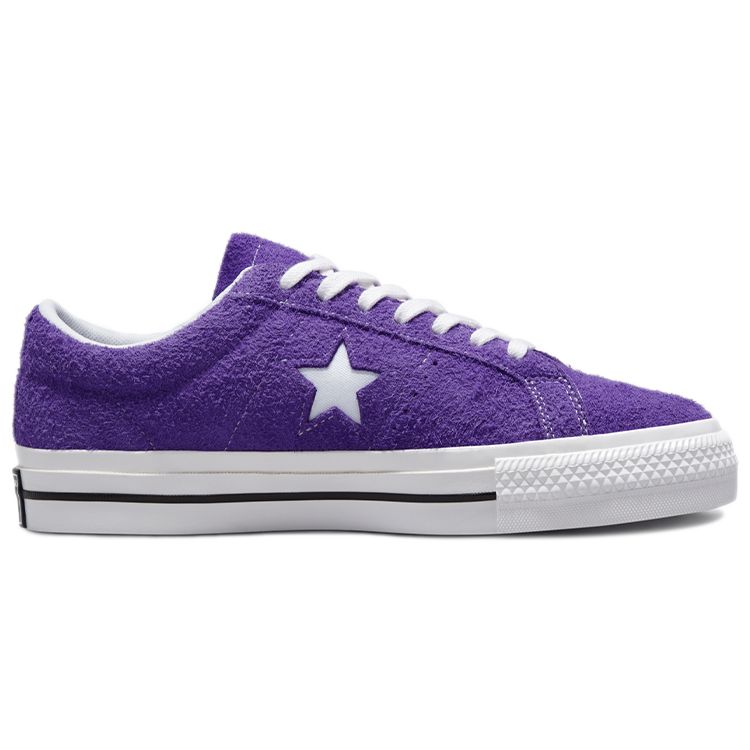 Converse One Star Low Court Purple Unisex Sneakers Black White 171586C