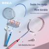 Ultralight Durable Badminton Racket with Double Line Design for Children and Adults