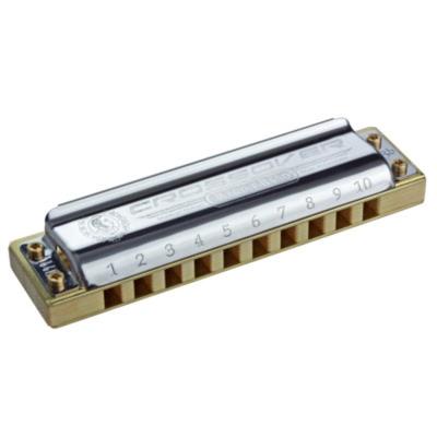 HOHNER MARINE BAND Flat Marine Band Crossover 10 Hole Harmonica CROSSOVER/E