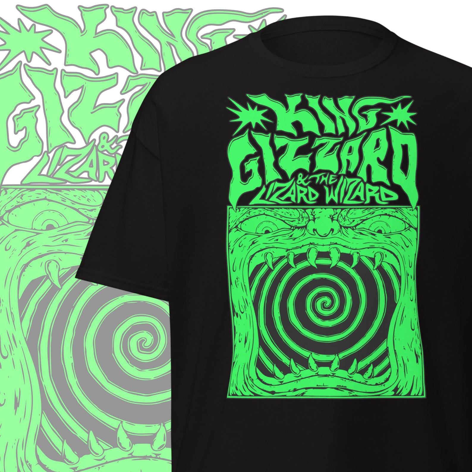 King Gizzard T-Shirt Psychedelic Stoner Rock Band Merch S