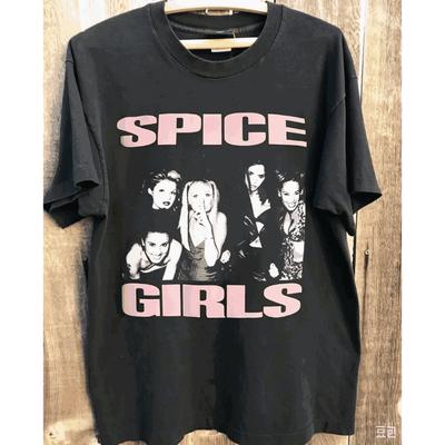 2026 Spice Girls Graphic T‑shirt Vintage Girl Band Portrait Photo Print Men Women Summer Short Sleeve Unisex Casual Oversized Streetwear Tees Tops