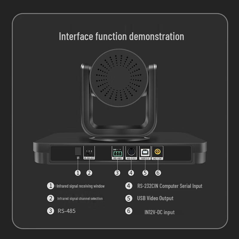 Lenovo thinkplus SX-HD15S 10x Optical Zoom HD PTZ Video Conference Camera (CN version)
