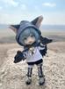 Obitsu 11 OB11 Size Costume for Obitsu Doll 11cm Body Little Red Riding Hood and Big Bad Wolf Cosplay Wolf Cape Cute Costume Bad (Big Wolf)
