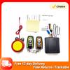 12V Universal Motorcycle Alarm System Scooter Anti-theft Secure Alarm System Two-way with Engine Start Remote Control Key Fob