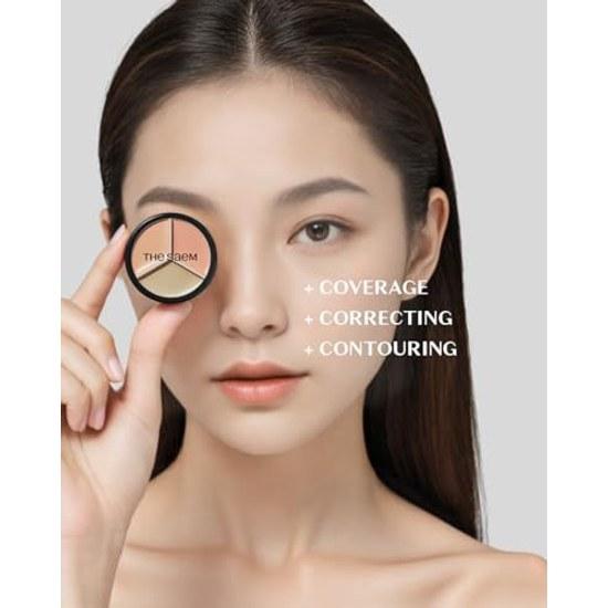 SAEM Cover Perfection Triple Pot Concealer (#03 Collect Up Beige)