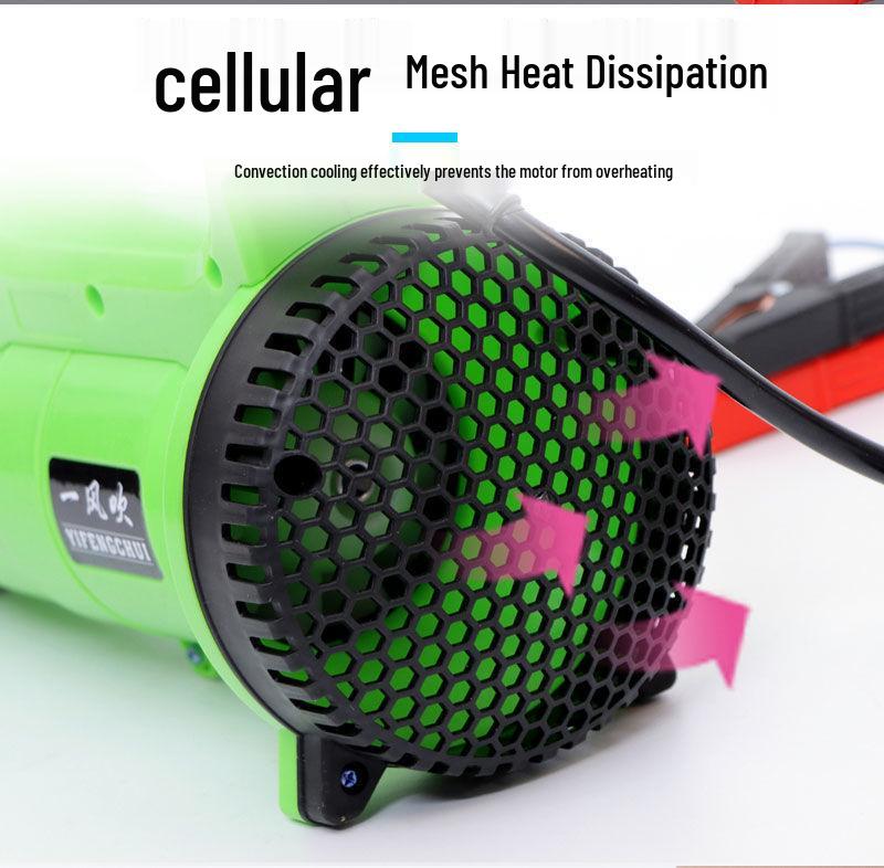 High-Power Handheld Electric Blower for Dust, Leaves, and Snow Removal - 220V Industrial Use